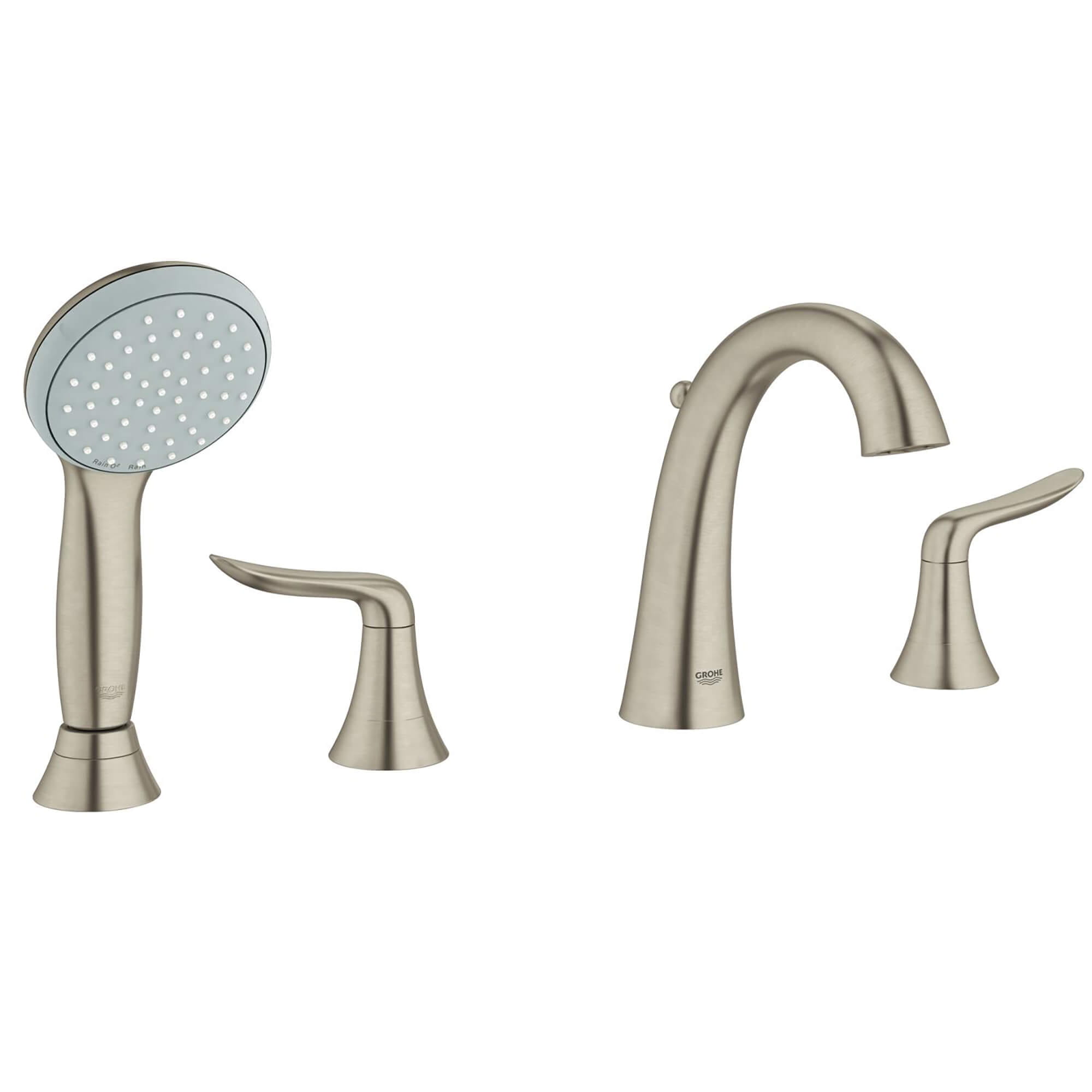 Agira 2HDL BATH 4 H US GROHE BRUSHED NICKEL